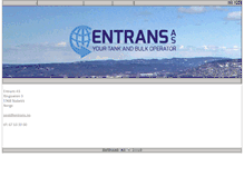 Tablet Screenshot of entrans.no